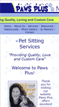 Mobile Screenshot of paws-plus.com